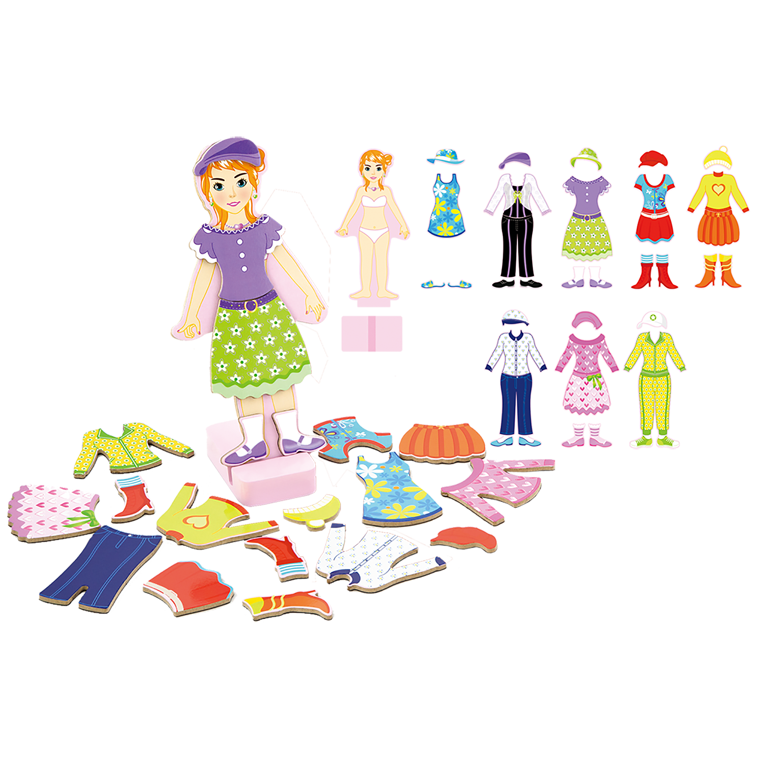 Magnetic Dress Up Set Girl