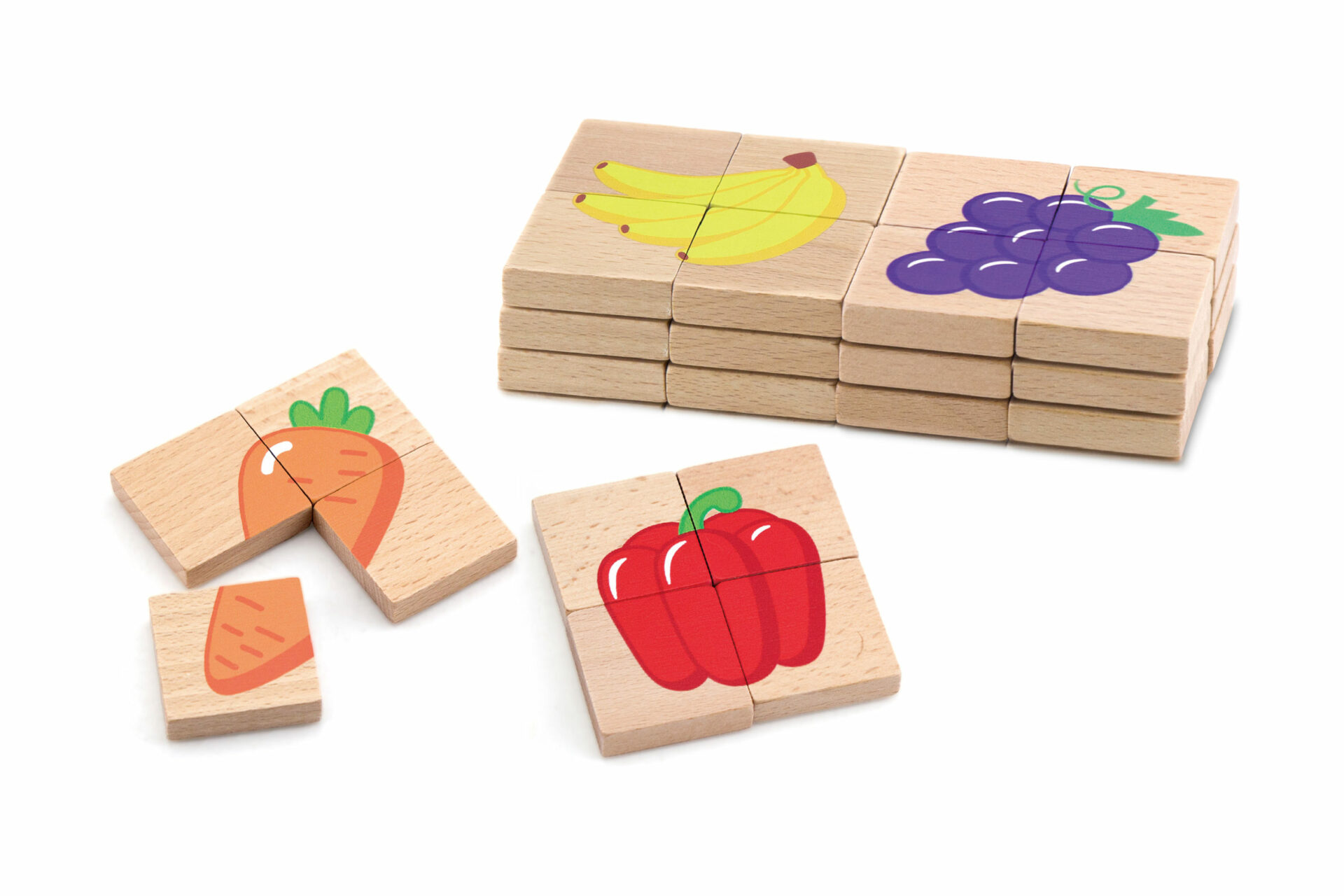 wooden magnetic puzzle