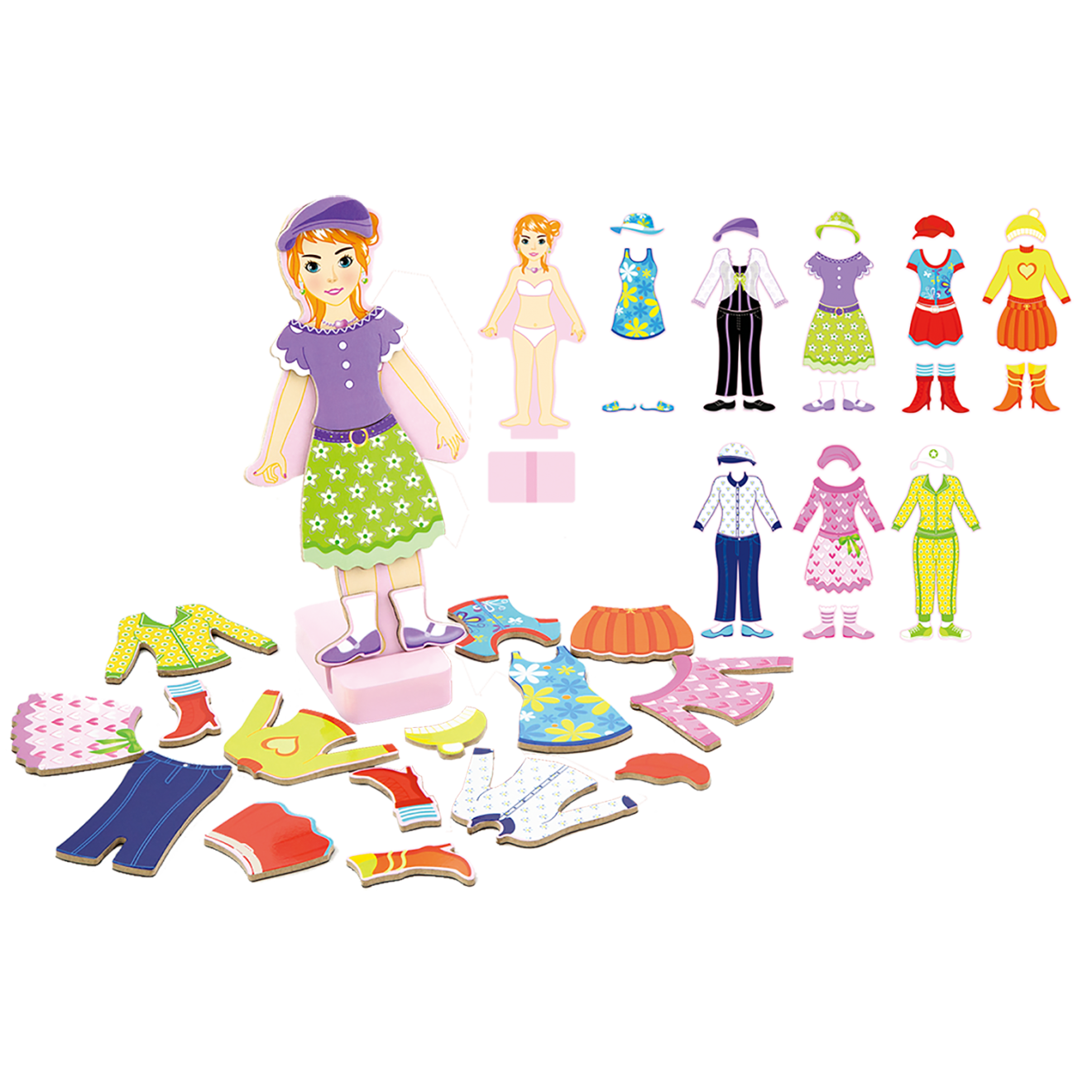 Magnetic Dress Up Set Girl - RGS Group