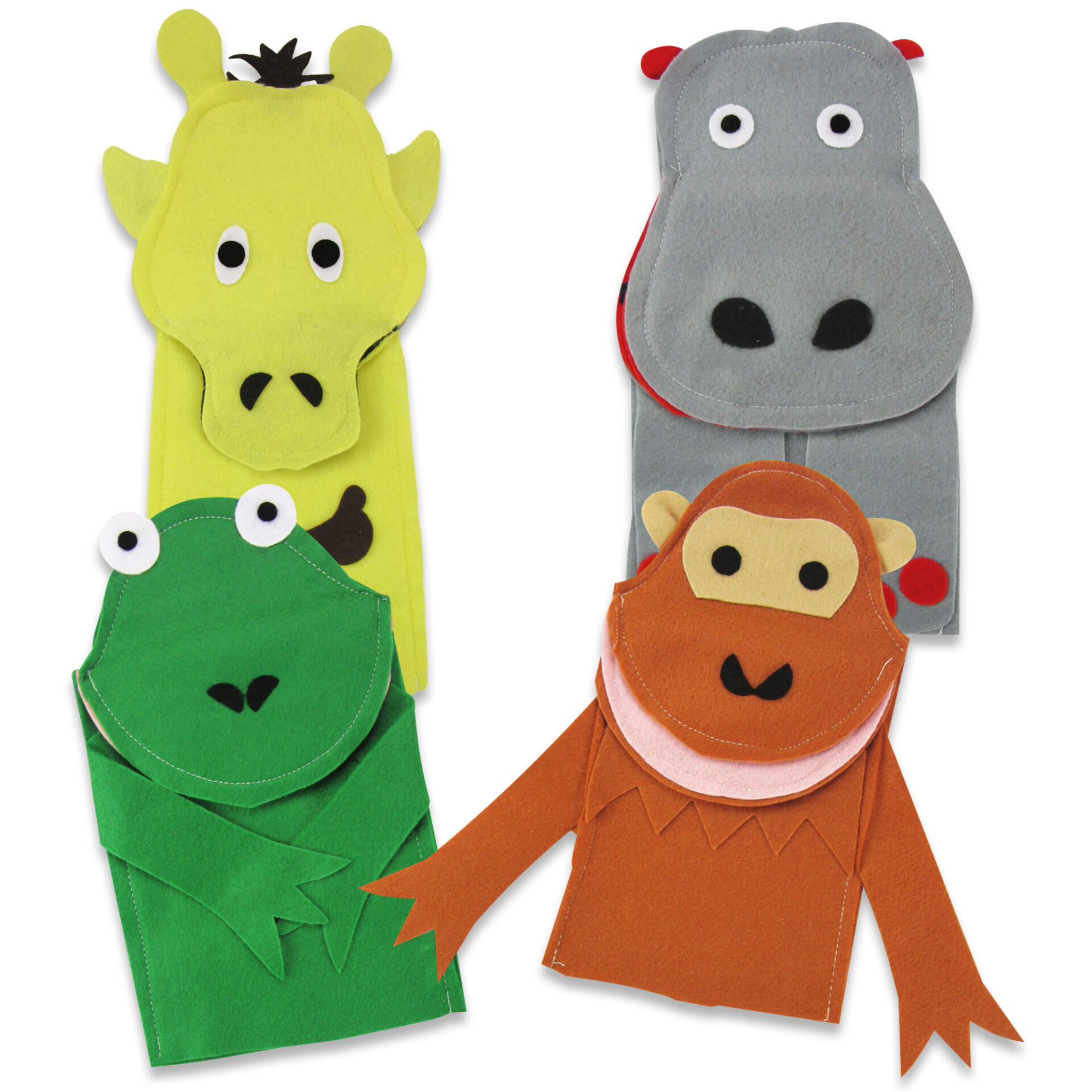 Finger puppet of wild clearance animals