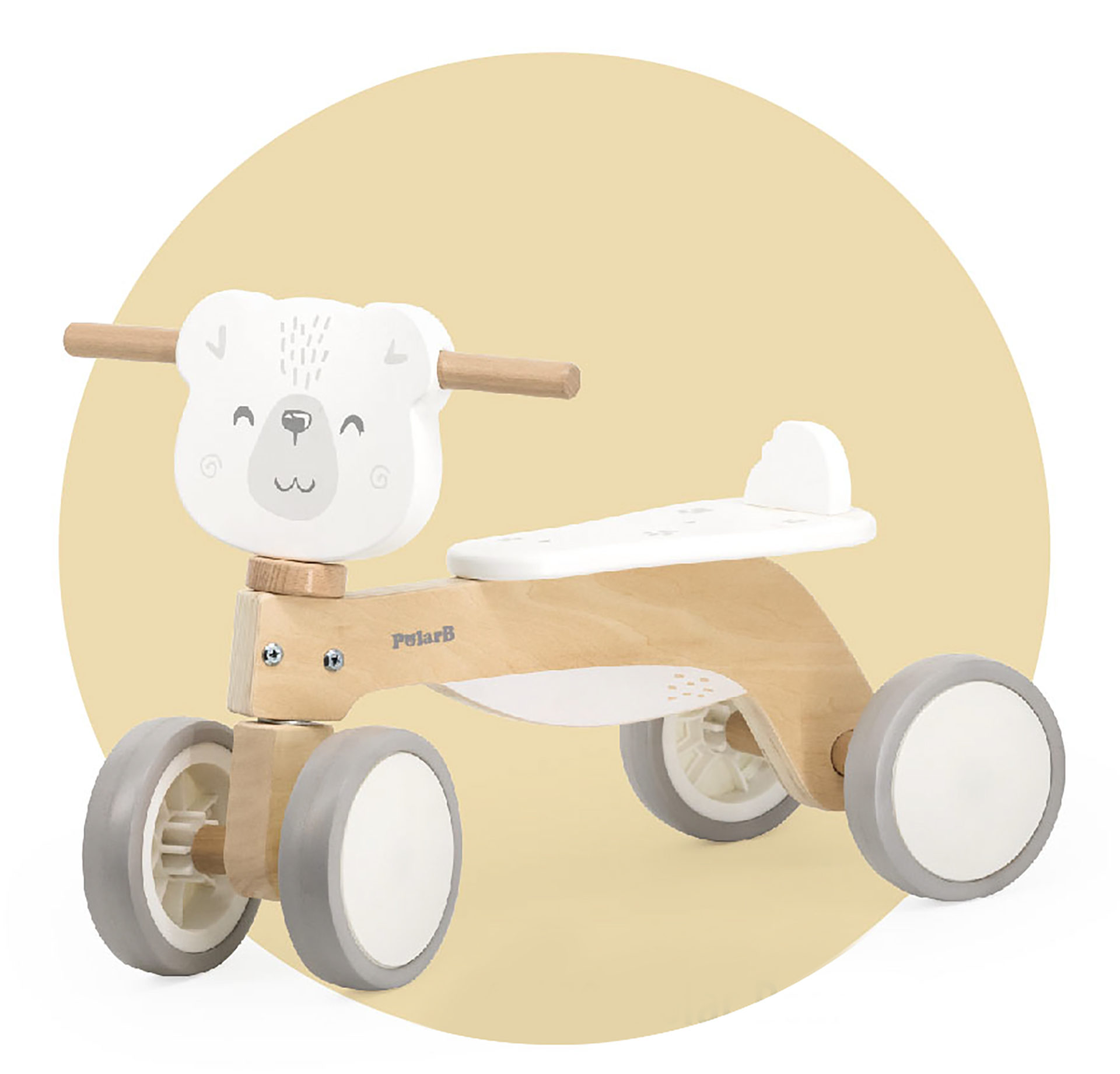 PolarB Wooden Trike Polar Bear - RGS Group